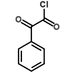 结构式 CAS# 25726-04-9, 氧代(苯基)乙酰氯