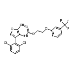 CAS#: 257284-80-3， 2-{[4-(Trifluoromethyl)-2-Pyridinyl]Oxy}Ethyl [3-(2,6-Dichlorophenyl)-5-Methyl-1,2-Oxazol-4-Yl]Carbamate