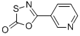 CAS#: 257286-36-5， 5-Pyridin-3-Yl-[1,3,4]Oxathiazol-2-One