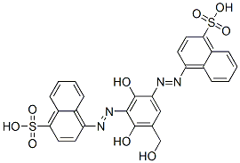 CAS#: 25738-39-0， 4,4'-[[2,4-Dihydroxy-5-(Hydroxymethyl)-1,3-Phenylene]Bis(Azo)]Bisnaphthalene-1-Sulphonic Acid