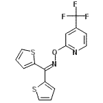 CAS#: 257862-91-2， 1,1-Di(2-Thienyl)-N-{[4-(Trifluoromethyl)-2-Pyridinyl]Oxy}Methanimine