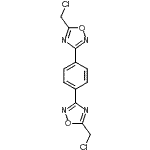 CAS#: 257880-89-0， 3,3'-(1,4-Phenylene)Bis[5-(Chloromethyl)-1,2,4-Oxadiazole]