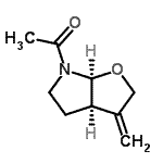 CAS#: 257940-60-6， 1-[(3aR,6aS)-3-Methylenehexahydro-6H-Furo[2,3-b]Pyrrol-6-Yl]Ethanone