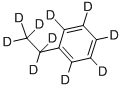 structure of CAS# 25837-05-2, 6-(Ethyl-1,1,2,2,2-D5)-Benzene-1,2,3,4,5-D5;437344_Aldrich;Decadeuteroethylbenzene;(2H10)Ethylbenzene