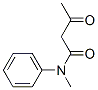 结构式 CAS# 2584-48-7, N-甲基-3-氧代-N-苯基丁酰胺