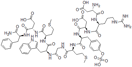 CAS#: 25842-57-3， 1-L-Asparticacid-2-L-arginine-5-L-methionine-Caerulein