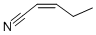 结构式 CAS# 25899-50-7, (2Z)-2-戊烯腈