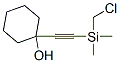 CAS#: 25911-25-5， 1-[[(Chloromethyl)Dimethylsilyl]Ethynyl]-1-Cyclohexanol