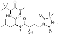 CAS#: 259188-38-0， (2S)-3,3-Dimethyl-2-Methylamino-N-[(2S)-4-Methyl-2-[[(2S)-2-Sulfanyl-4 -(3,4,4-Trimethyl-2,5-Dioxo-Imidazolidin-1-Yl)Butanoyl]Amino]Pentanoyl]Butanamide