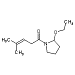 CAS 登录号：259213-88-2， 1-(2-乙氧基-1-吡咯烷基)-4-甲基-3-戊烯-1-酮
