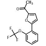CAS#: 259251-82-6， 1-{5-[2-(Trifluoromethoxy)Phenyl]-2-Furyl}Ethanone