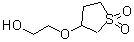structure of CAS# 25935-87-9, 2-[(1,1-Dioxidotetrahydro-3-Thiophenyl)Oxy]Ethanol;2-[(1,1-Dioxidotetrahydro-3-thienyl)oxy]ethanol;3-(2-hydroxyethoxy)thiolane-1,1-dione;MFCD00519627