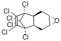 CAS#: 25967-06-0， (1aR,2aR,3R,6S,6aS,7aS)-rel-3,4,5,6,8,8-Hexachloro-1a,2,2a,3,6,6a,7,7a-octahydro-3,6-Methanonaphth[2,3-b]oxirene