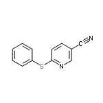 CAS#: 259683-21-1， 6-(Phenylsulfanyl)Nicotinonitrile
