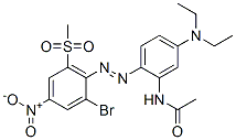 CAS#: 25986-44-1， N-(2-((2-Bromo-6-(Methylsulfonyl)-4-Nitrophenyl)Azo)-5-(Diethylamino)Phenyl)-Acetamide