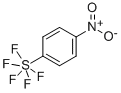 structure of CAS# 2613-27-6, (Oc-6-21)-Pentafluoro(4-Nitrophenyl)-Sulfur;1-NITRO-4-(PENTAFLUOROSULFANYL)BENZENE;4-Nitrobenzenesulphur Pentafluoride;SULFUR, PENTAFLUORO(4-NITROPHENYL)-