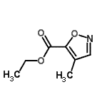结构式 CAS# 261350-50-9, 乙基4-甲基-1,2-恶唑-5-羧酸酯