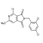 CAS#: 261363-78-4， 4-Chloro-2-(2,4-Dichlorobenzyl)-6-Methyl-1H-Pyrrolo[3,4-c]Pyridine-1,3(2H)-Dione