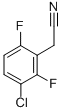 structure of CAS# 261762-55-4, 3-Chloro-2,6-Difluorophenylacetonitrile;2-(3-Chloro-2,6-Difluoro-Phenyl)Acetonitrile;2-(3-Chloro-2,6-Difluoro-Phenyl)Ethanenitrile;Zinc02381668