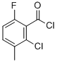 structure of CAS# 261762-81-6, 6-Chloro-2-Fluoro-3-Methylbenzoyl Chloride;6-Chloro-2-Fluoro-3-Methyl-Benzoyl Chloride;Zinc02574982;Jrd-1052