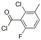 structure of CAS# 261762-82-7, 2-Chloro-6-Fluoro-3-Methylbenzoyl Chloride;2-Chloro-6-Fluoro-3-Methyl-Benzoyl Chloride;Jrd-1042;Zinc02574973