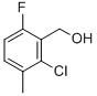 structure of CAS# 261762-83-8, 2-Chloro-6-Fluoro-3-Methylbenzyl Alcohol;(2-Chloro-6-Fluoro-3-Methyl-Phenyl)Methanol;2-Chloro-6-Fluoro-3-Methylbenzyl Alcohol;Zinc02574974
