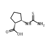 CAS#: 261904-56-7， (1R,2S)-2-(Carbamothioylamino)Cyclopentanecarboxylic Acid