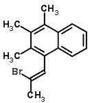 CAS#: 26193-57-7， 1-[(1Z)-2-Bromo-1-Propen-1-Yl]-2,3,4-Trimethylnaphthalene