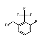 structure of CAS# 261951-84-2, 1-(Bromomethyl)-3-Fluoro-2-(Trifluoromethyl)Benzene;2-(Bromomethyl)-6-fluorobenzotrifluoride;2-(Bromom<wbr>ethyl)-6-<wbr>fluoroben<wbr>zotrifluo<wbr>ride, 1-(<wbr>Bromometh<wbr>yl)-3-flu<wbr>oro-2-(tr<wbr>ifluorome<wbr>thyl)benz<wbr>ene;2-(Bromom<wbr>ethyl)-6-<wbr>fluoroben<wbr>zotrifluo<wbr>ride; 1-(<wbr>Bromometh<wbr>yl)-3-flu<wbr>oro-2-(tr<wbr>ifluorome<wbr>thyl)benz<wbr>ene