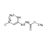 CAS#: 262274-63-5， Methyl 2-[(E)-1-(Methylamino)-2-Nitrovinyl]Hydrazinecarboxylate