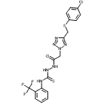 CAS#: 262296-64-0， 2-[(5-{[(4-Chlorophenyl)Sulfanyl]Methyl}-2H-Tetrazol-2-Yl)Acetyl]-N-[2-(Trifluoromethyl)Phenyl]Hydrazinecarbothioamide