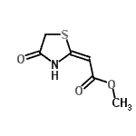 CAS#: 26239-22-5， Methyl (2E)-(4-Oxo-1,3-Thiazolidin-2-Ylidene)Acetate