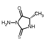 CAS#: 262438-36-8， (5S)-3-Amino-5-Methyl-2-Thioxo-4-Imidazolidinone