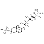 CAS 登录号：2625-45-8， [(3S,9S,10R,13R,14R,17R)-10,13-二甲基-17-[(E,1R,4R)-1,4,5-三甲基己-2-烯基]-2,3,4,9,11,12,14,15,16,17-十氢-1H-环戊二烯并[a]菲-3-基]氧基-三甲基-硅烷