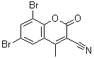 CAS#: 262590-95-4， 6,8-Dibromo-4-Methyl-2-Oxo-2H-Chromene-3-Carbonitrile