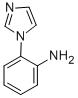 structure of CAS# 26286-54-4, 2-(1H-Imidazol-1-Yl)-Benzenamine;2-(1-Imidazolyl)Aniline;(2-Imidazol-1-Ylphenyl)Amine;2-Imidazol-1-Yl-Phenylamine