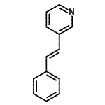 CAS#: 2633-06-9， 3-[(E)-2-Phenylvinyl]Pyridine