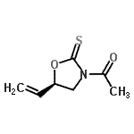 CAS#: 263349-92-4， 1-[(5R)-2-Thioxo-5-Vinyl-1,3-Oxazolidin-3-Yl]Ethanone