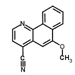 CAS#: 263545-00-2， 6-Methoxybenzo[h]Quinoline-4-Carbonitrile