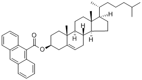 CAS 登录号：2641-40-9， (3beta)-胆甾-5-烯-3-醇 9-蒽羧酸酯
