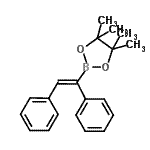 structure of CAS# 264144-59-4, 2-[(Z)-1,2-Diphenylvinyl]-4,4,5,5-Tetramethyl-1,3,2-Dioxaborolane;2-((1Z)-1<wbr>,2-diphen<wbr>ylvinyl)-<wbr>4,4,5,5-t<wbr>etramethy<wbr>l-1,3,2-d<wbr>ioxaborol<wbr>ane;cis-(1,2-Diphenylethenyl)boronic acid pinacol cyclic ester