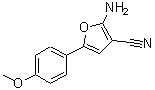 CAS#: 26454-83-1， 2-Amino-5-(4-Methoxyphenyl)-3-Furonitrile