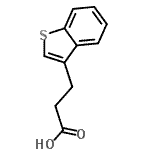 CAS#: 26461-80-3， 3-(1-Benzothiophen-3-Yl)Propanoic Acid