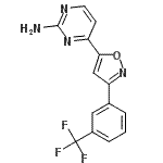 CAS#: 264616-57-1， 4-{3-[3-(Trifluoromethyl)Phenyl]-1,2-Oxazol-5-Yl}-2-Pyrimidinamine