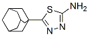 structure of CAS# 26526-57-8, 5-Adamantan-1-Yl-[1,3,4]Thiadiazol-2-Ylamine;[5-(1-Adamantyl)-1,3,4-Thiadiazol-2-Yl]Amine;Oprea1_863610;Oprea1_576049