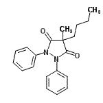 CAS#: 26598-82-3， 4-Butyl-4-Methyl-1,2-Diphenyl-3,5-Pyrazolidinedione