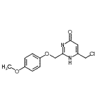 CAS#: 266679-47-4， 6-(Chloromethyl)-2-[(4-Methoxyphenoxy)Methyl]-4(1H)-Pyrimidinone