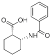 结构式 CAS# 26685-82-5, (1S,2R)-2-(苯甲酰基氨基)-环己烷羧酸