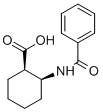 结构式 CAS# 26693-55-0, (1R,2S)-2-(苯甲酰基氨基)-环己烷羧酸