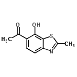 CAS#: 26749-60-0， 1-(7-Hydroxy-2-Methyl-1,3-Benzothiazol-6-Yl)Ethanone